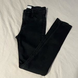 Black High Rise Jean Legging Size 28 / 6 Long
